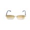 Женские сонцезащитные очки 13258 золотые с коричневой линзой . Photo 2
