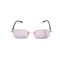 Женские сонцезащитные очки 13261 золотые с розовой линзой . Photo 2