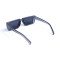 Женские сонцезащитные очки 13295 серые с чёрной линзой . Photo 3