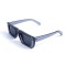 Женские сонцезащитные очки 13295 серые с чёрной линзой . Photo 1