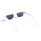 Жіночі сонцезахисні окуляри 13296 чорні з білою лінзою . Photo 3