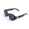 Женские сонцезащитные очки 13308 леопардовые с чёрной линзой . Photo 1