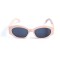 Женские сонцезащитные очки 13311 бежевые с чёрной линзой . Photo 2