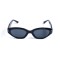 Женские сонцезащитные очки 13337 чёрные с чёрной линзой . Photo 2