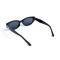Женские сонцезащитные очки 13337 чёрные с чёрной линзой . Photo 3