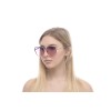 Женские сонцезащитные очки 10806 розовые с розовой линзой 