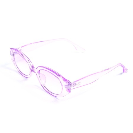 Женские сонцезащитные очки 13426 фиолетовые с фиолетовой линзой 