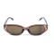 Женские сонцезащитные очки 13428 коричневые с коричневой линзой . Photo 2