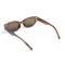 Женские сонцезащитные очки 13428 коричневые с коричневой линзой . Photo 3