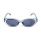 Жіночі сонцезахисні окуляри 13429 сірі з темно-синьою лінзою . Photo 2