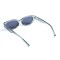 Жіночі сонцезахисні окуляри 13429 сірі з темно-синьою лінзою . Photo 3