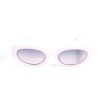 Женские сонцезащитные очки 13430 розовые с серой линзой 