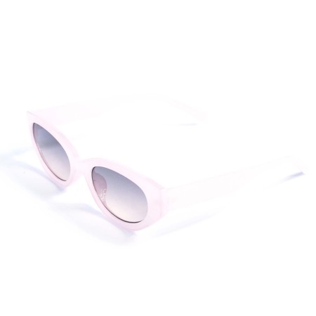 Жіночі сонцезахисні окуляри 13430 рожеві з сірою лінзою 