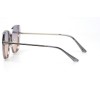 Жіночі сонцезахисні окуляри 10807 сірі з коричневою лінзою 
