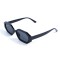 Женские сонцезащитные очки 13432 чёрные с чёрной линзой . Photo 1