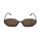 Жіночі сонцезахисні окуляри 13433 коричневі з коричневою лінзою . Photo 2