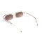 Женские сонцезащитные очки 13434 прозрачные с коричневой линзой . Photo 3