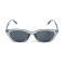 Жіночі сонцезахисні окуляри 13438 сірі з чорною лінзою . Photo 2