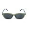 Женские сонцезащитные очки 13441 зелёные с чёрной линзой . Photo 2