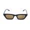 Жіночі сонцезахисні окуляри 13483 чорні з коричневою лінзою . Photo 2