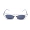 Женские сонцезащитные очки 13484 прозрачные с чёрной линзой . Photo 2