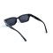 Женские сонцезащитные очки 13488 чёрные с чёрной линзой . Photo 3