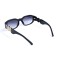 Женские сонцезащитные очки 13496 чёрные с чёрной градиент линзой . Photo 3