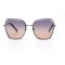 Женские сонцезащитные очки 10810 серебряные с коричневой линзой . Photo 2