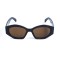 Женские сонцезащитные очки 13503 чёрные с коричневой линзой . Photo 2
