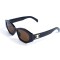 Женские сонцезащитные очки 13503 чёрные с коричневой линзой . Photo 1