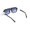 Унісекс сонцезахисні окуляри 13185 чорні з чорною градієнт лінзою . Photo 3