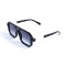 Унісекс сонцезахисні окуляри 13185 чорні з чорною градієнт лінзою . Photo 1