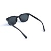Унісекс сонцезахисні окуляри 13194 чорні з чорною лінзою 
