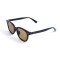 Унисекс сонцезащитные очки 13195 чёрные с коричневой линзой . Photo 1