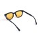 Унисекс сонцезащитные очки 13196 чёрные с оранжевой линзой . Photo 3