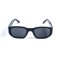Унисекс сонцезащитные очки 13197 чёрные с чёрной линзой . Photo 2