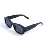 Унісекс сонцезахисні окуляри 13197 чорні з чорною лінзою 