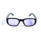 Унисекс сонцезащитные очки 13198 чёрные с фиолетовой линзой . Photo 2
