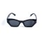 Унисекс сонцезащитные очки 13200 чёрные с чёрной линзой . Photo 2