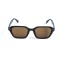 Унисекс сонцезащитные очки 13201 чёрные с коричневой линзой . Photo 2