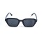 Унисекс сонцезащитные очки 13202 чёрные с чёрной линзой . Photo 2