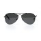 Женские сонцезащитные очки 10812 чёрные с чёрной линзой . Photo 2