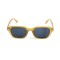 Унисекс сонцезащитные очки 13205 жёлтые с темно-синий линзой . Photo 2