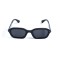 Унисекс сонцезащитные очки 13206 чёрные с чёрной линзой . Photo 2