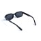 Унисекс сонцезащитные очки 13206 чёрные с чёрной линзой . Photo 3