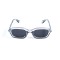 Унисекс сонцезащитные очки 13207 прозрачные с чёрной линзой . Photo 2