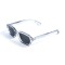 Унисекс сонцезащитные очки 13207 прозрачные с чёрной линзой . Photo 1