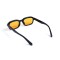 Унисекс сонцезащитные очки 13209 чёрные с оранжевой линзой . Photo 3
