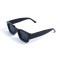 Унисекс сонцезащитные очки 13213 чёрные с чёрной линзой . Photo 1