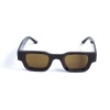 Унисекс сонцезащитные очки 13214 коричневые с коричневой линзой 